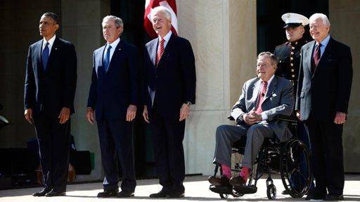 پنج رییس جمهور در یک قاب