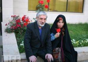 موضع انتخاباتی میرحسین و رهنورد در گفت و گو با زهرا موسوی