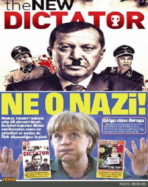 جنجال رسانه‌ای میان ترکیه و آلمان/عکس