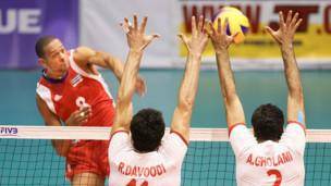 تیم والیبال ایران حریف کوبایی را ۳ بر ۲ شکست داد