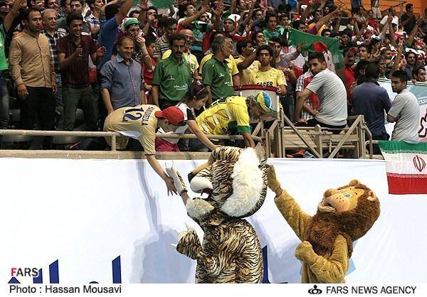 دیدارتیم‌های ملی والیبال ایران وآلمان/تصاویر