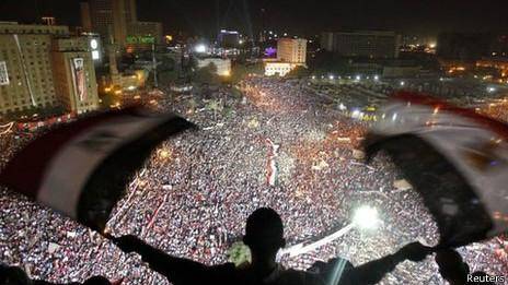 تظاهرات در مصر در پی اتهام همکاری محمد مرسی با حماس