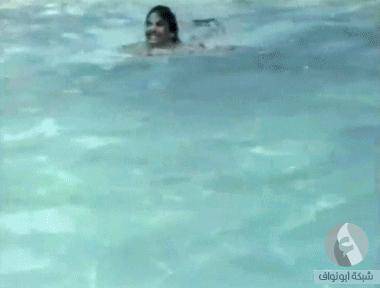 وقتی از شنا کردن ذوق مرگ شده باشی! (عکس متحرک)