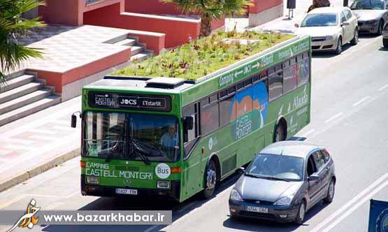 اتوبوس سبز/عکس