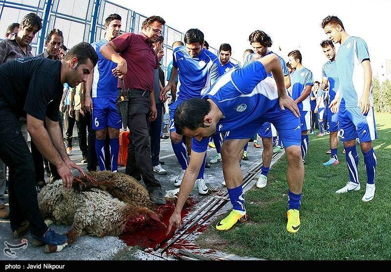 خونی که در تمرین استقلال ریخت/عکس