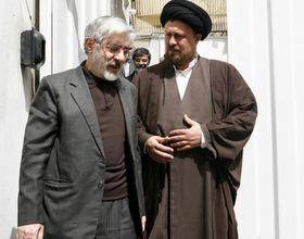 تماس تلفنی بیت حجت الاسلام والمسلمین سیدحسن خمینی با خانواده نخست‌وزیر دفاع مقدس