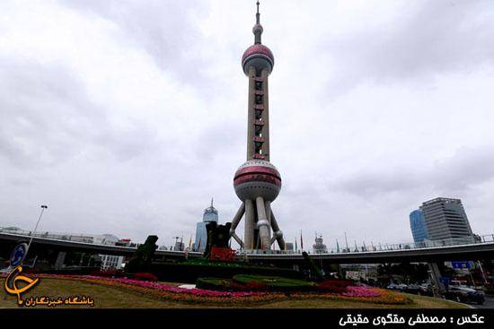 لاریجانی‌ در مروارید شرق شانگهای/تصاویر