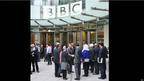 دیدار حامد کرزی از ساختمان جدید بی‌بی‌سی در لندن