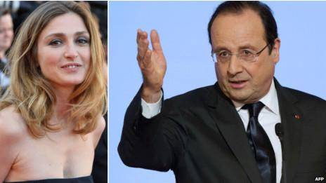 گزارش روابط عاشقانه رئیس جمهور فرانسه با یک بازیگر جنجال آفرید