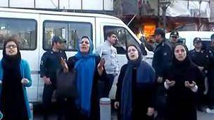 حمله ماموران امنیتی به تحصن دراویش در تهران