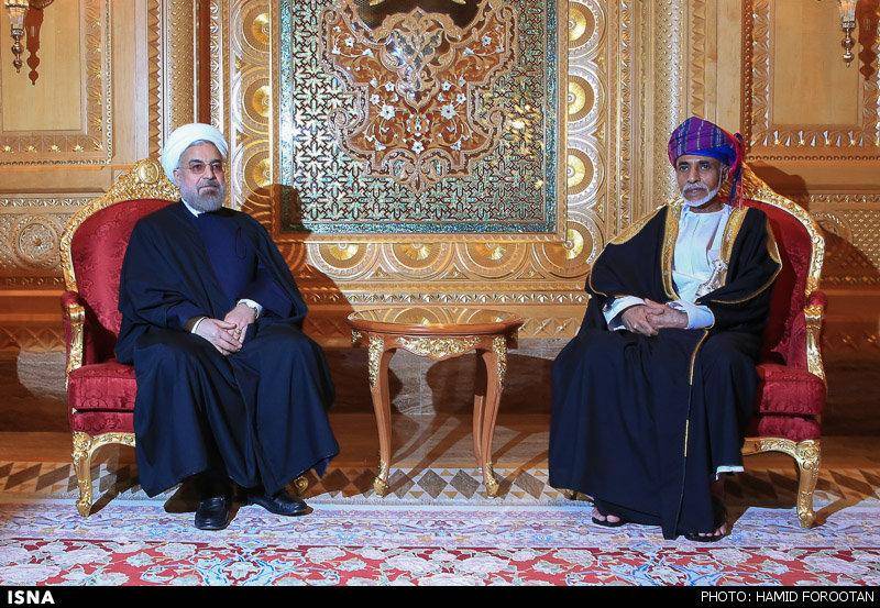 روحانی و سلطان قابوس دیدار کردند (+عکس)