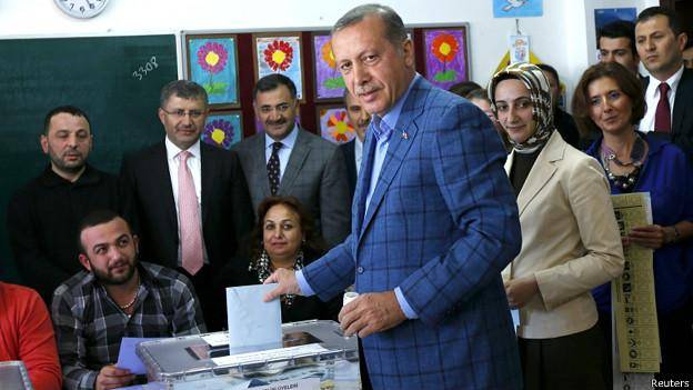  پیشتازی حزب اردوغان در انتخابات شهرداری های ترکیه