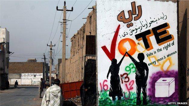 انتخابات ریاست جمهوری افغانستان آغاز شدلحظه به لحظه با انتخابات افغانستان: رای‌گیری پایان یافت<dc:title />          