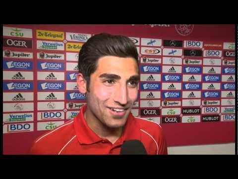 Alireza Jahanbakhsh after scoring 2 goals against Ajax