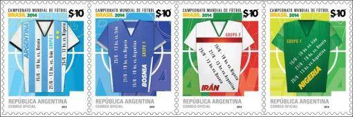 تمبر گروه ایران در جام جهانی/عکس
