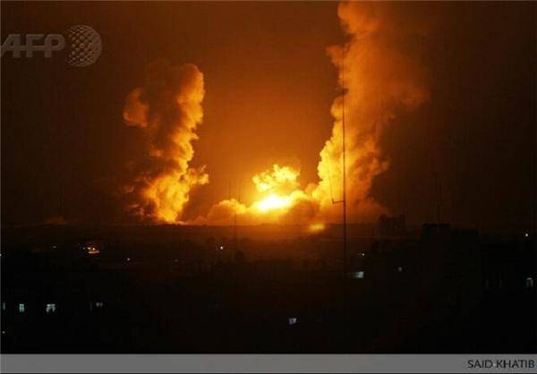 حمله ارتش رژیم‌صهیونیستی به غزه/تصاویر