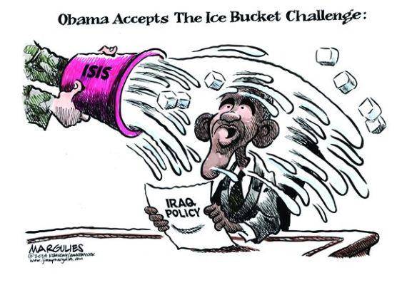 سطل آب یخ بر سر رئیس جمهور/کارتون