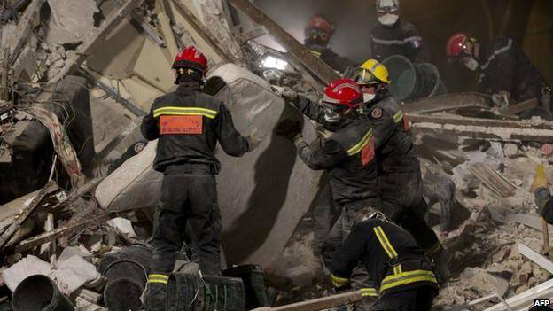 هفت نفر در اثر انفجار ساختمانی در پاریس جان خود را از دست دادند