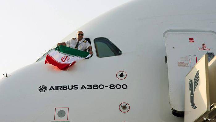 خلبان ایرانی بزرگترین هواپیمای جهان/عکس