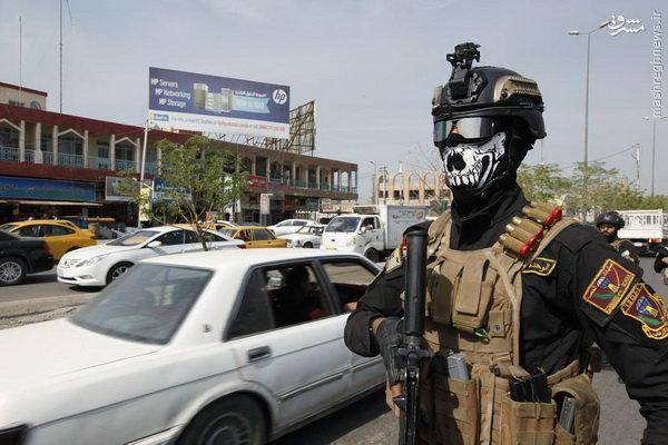 عکس/ چهره عجیب نیروی ویژه عراقی