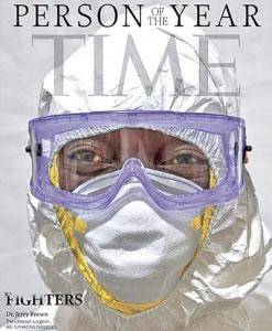 مبارزان ضد ابولا "چهره سال" نشریه تایم