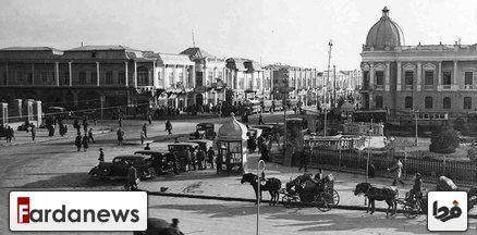 عکس/ترافیک میدان توپخانه در قدیم