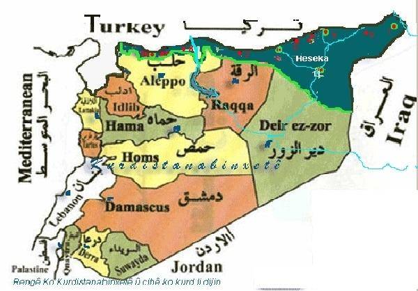 کُردها  درفکر  «کیش و مات» داعش/نقشه
