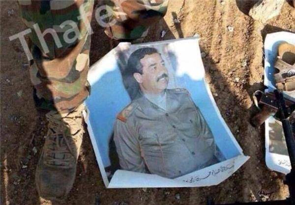 تصاویر صدام در سنگرهای داعش