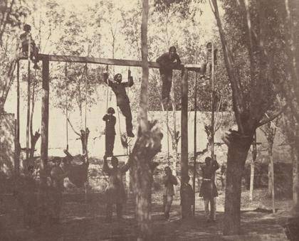 عکس/آموزش نظامی در دوره قاجار