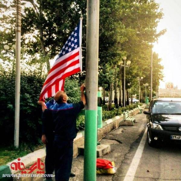 در حاشیه بازی والیبال ایران و آمریکا-تهران (تصویر)