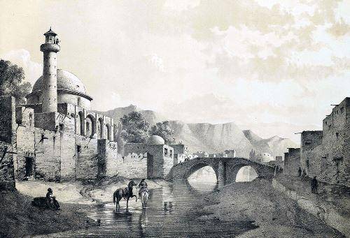 مسجد معروف تبریز 200 سال پیش/عکس