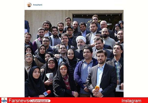 پیام روحانی به مناسبت روز خبرنگار+عکس