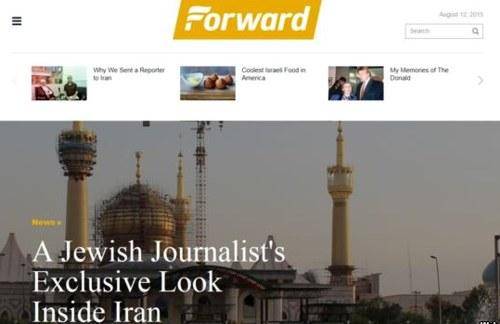 خبرنگار نشریه آمریکایی طرفدار اسرائیل در تهران