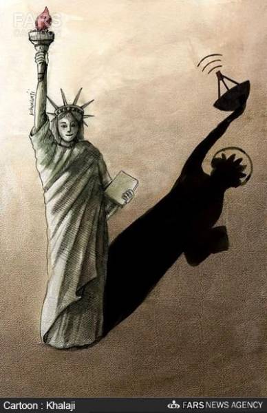 کاریکاتور:جاسوسی‎های آمریکا