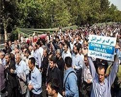 تظاهرات ضدصهیونیستی پس از اقامه نمازجمعه تهران