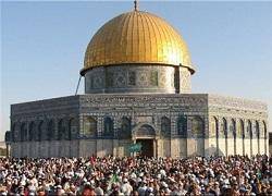 ده‌ها هزار فلسطینی نماز عید قربان را در مسجد الأقصی به جای آوردند
