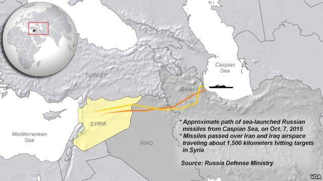 چند حادثه در مسیر عبور موشک های روسی بر فراز ایران