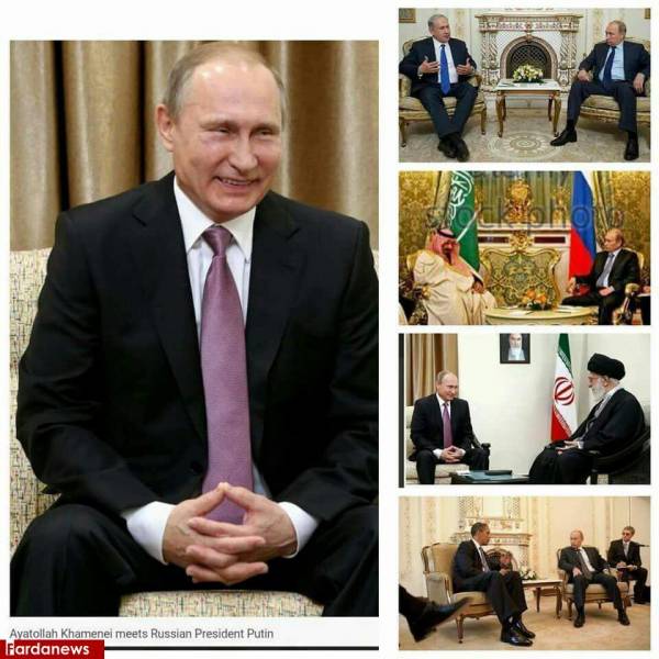 عکس:تفاوت رفتار پوتین در برابر رهبران جهان و مقام معظم رهبری