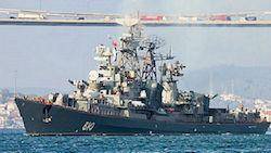 شلیک هشدار ناوشکن روس به سمت قایق ترکیه‌ای