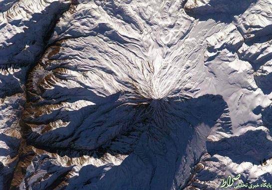 عکس: قله دماوند از نمایی متفاوت