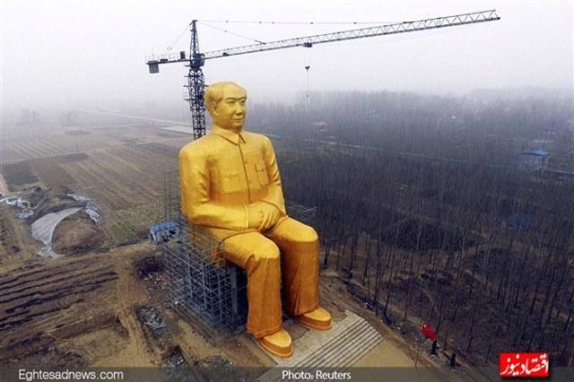 مجسمه عظیم مائو در چین (تصویر)