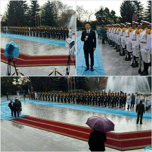 دردسرهای استقبال از رئیس جمهور چین+ عکس