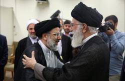 خامنه‌ای ابراهیم رئیسی به سمت تولیت آستان قدس رضوی منصوب کرد