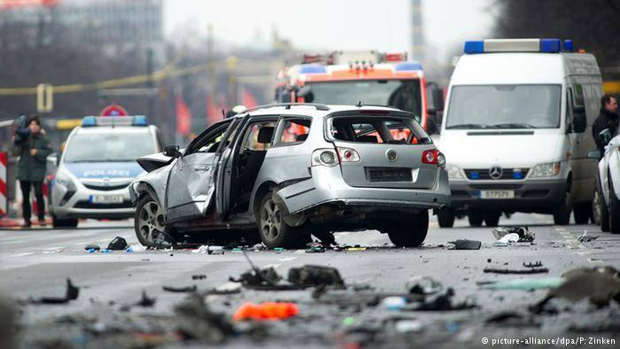 انفجار بمب در برلین یک کشته برجای گذاشت