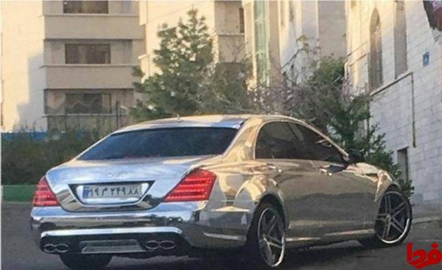 عکس: مرسدس بنز با رنگ خاص در ایران