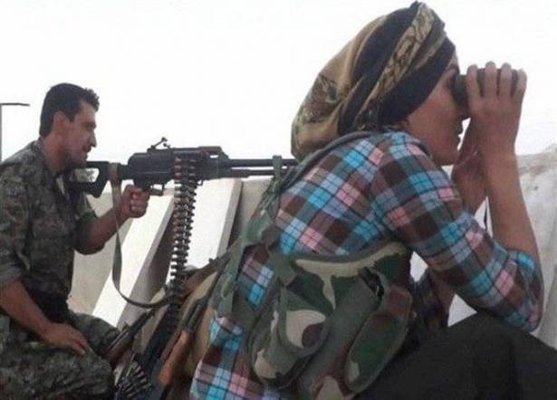 زنی که فرماندۀ جنگ با داعش است +عکس