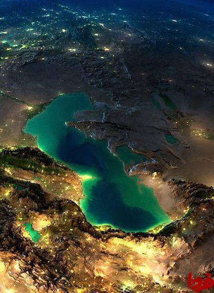 عکس: دریای خزر از نگاه دوربین ماهواره