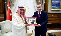 رئیس جمهور ترکیه و ولیعهد عربستان بر لزوم گسترش همکاری‌ها تاکید کردند