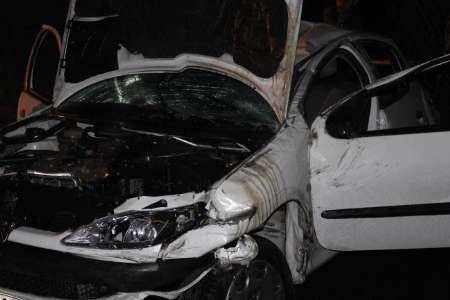 برخورد خودروی 206 با عزاداران حسینی در قائم شهر و مصدومیت 16 نفر