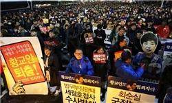 راهب بودایی در اعتراض به فساد رئیس جمهور کره جنوبی خودسازی کرد